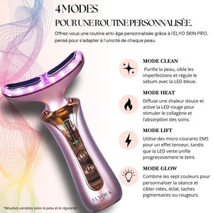 Elyo Skin Pro - Appareil anti - âge LED & EMS - Elyora Paris
