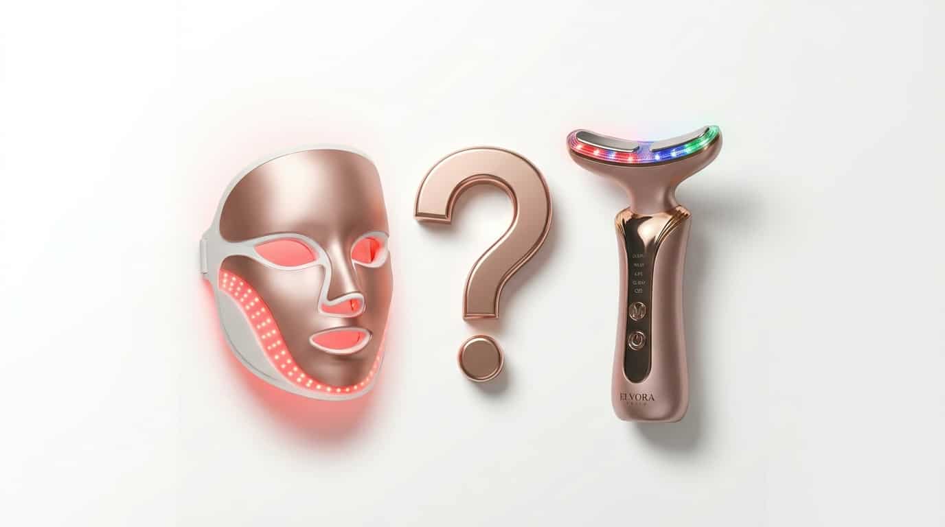 Masque LED ou appareil portable ? Le vrai guide pour choisir sa luminothérapie à domicile (5 Critères Techniques) Image