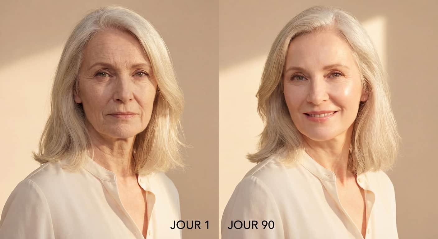 Résultats luminothérapie LED et microcourant EMS : timeline réaliste 15 à 90 jours