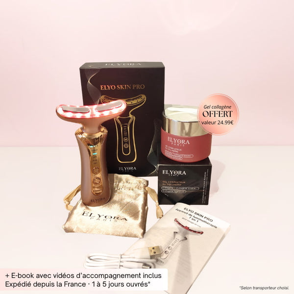 Elyo Skin Pro -Appareil anti-âge LED & EMS