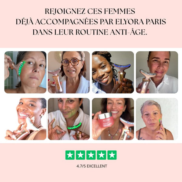 Elyo Skin Pro - Appareil anti - âge LED & EMS - Elyora Paris
