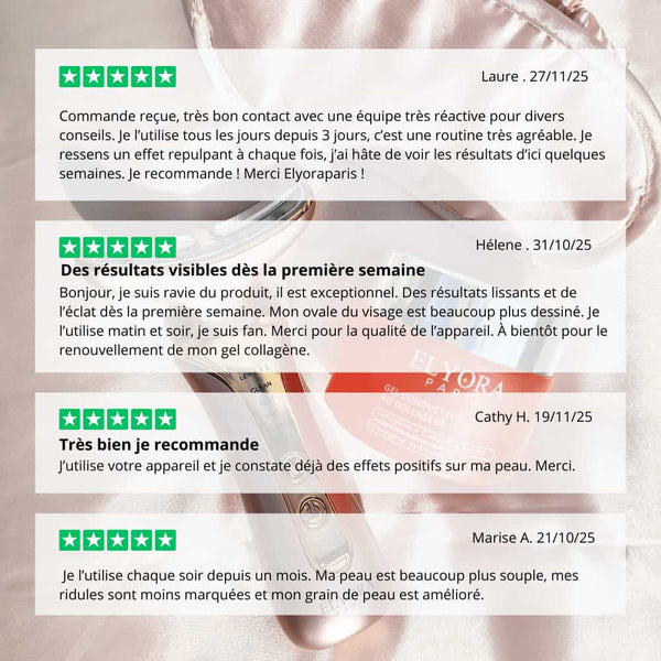 Elyo Skin Pro - Appareil anti - âge LED & EMS - Elyora Paris