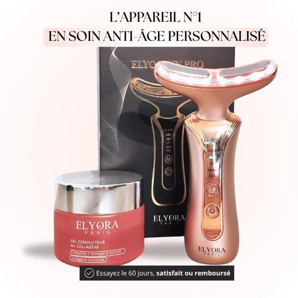 Elyo Skin Pro - Appareil anti - âge LED & EMS - Elyora Paris