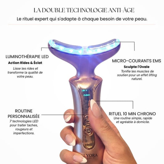 Appareil Anti-Âge LED et EMS - Elyo Skin Pro