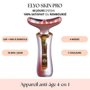 Elyo Skin Pro - Appareil anti - âge LED & EMS - Elyora Paris