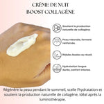 Crème de Nuit Anti Age - Boost Collagène - Elyora Paris