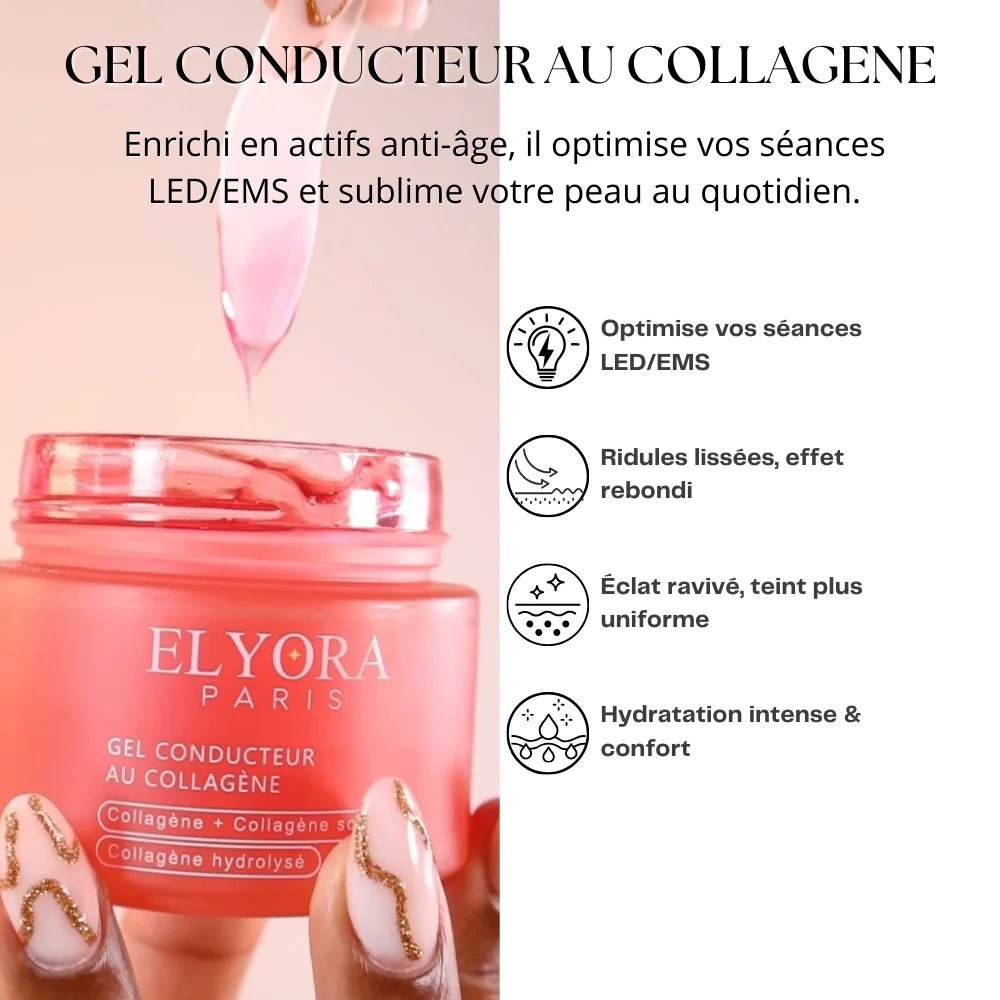 Gel Conducteur au Collagène - Elyora Paris